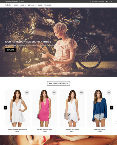 Icon Shopify theme preview
