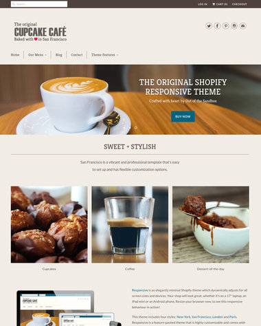 Responsive Shopify theme preview