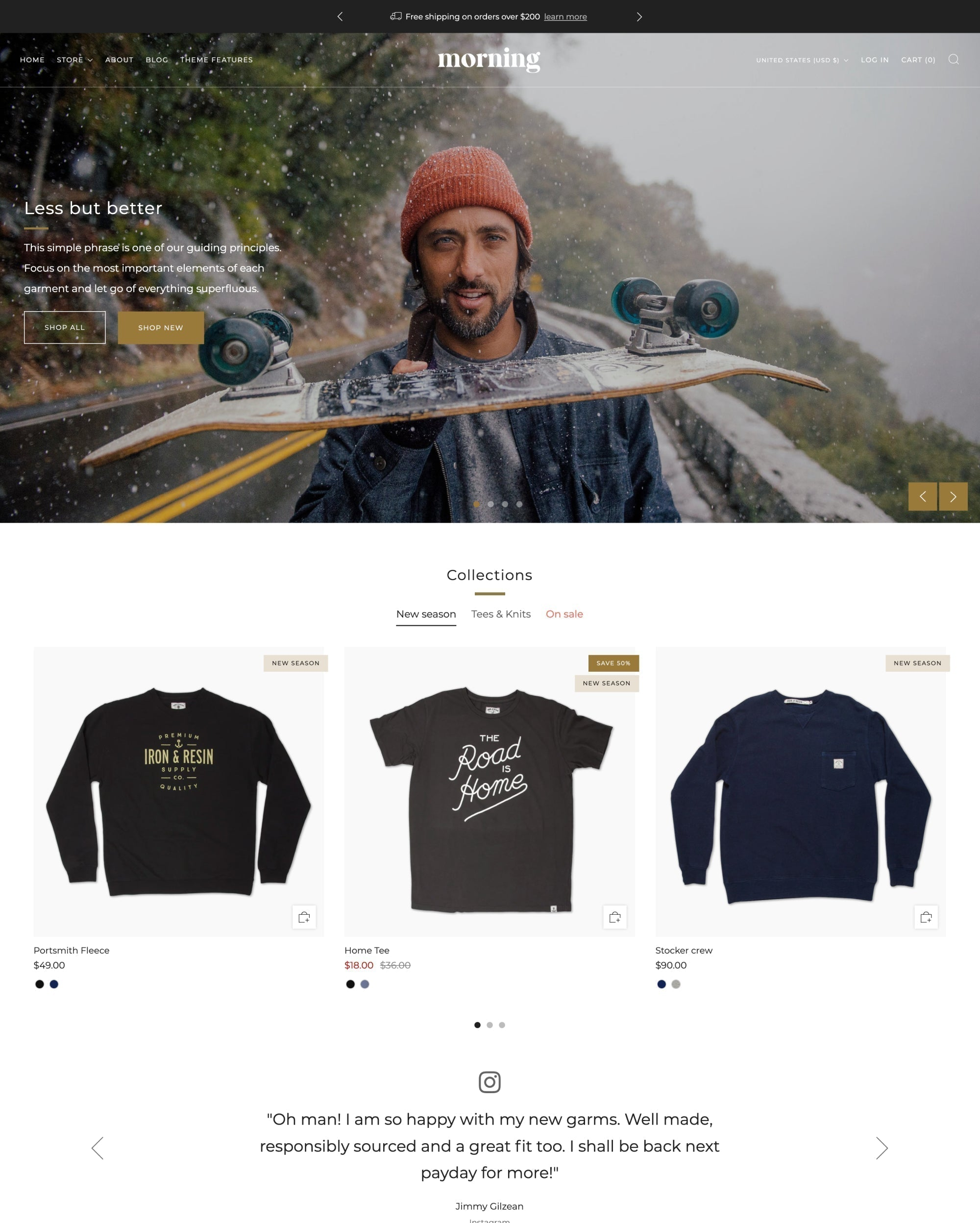 Venue Shopify theme preview